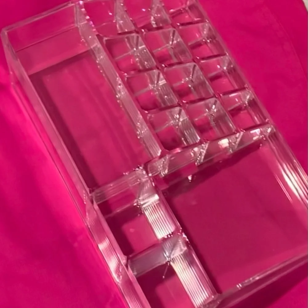 CLEAR Acrylic makeup organizer